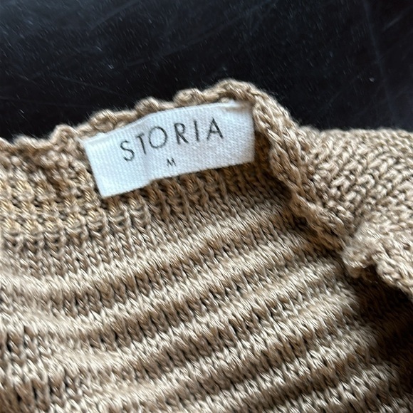 Boho Crochet Spaghetti Strap Mini Dress - Picture 6 of 10